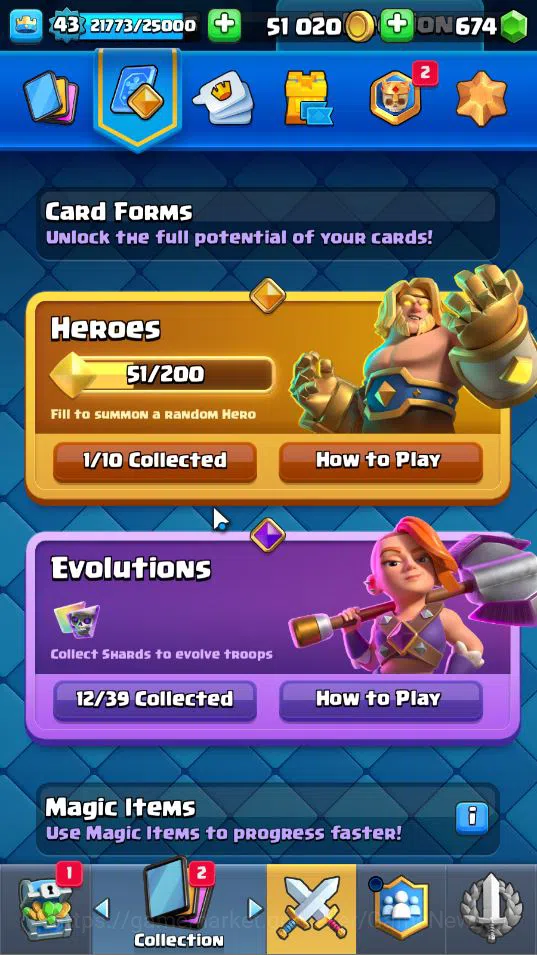 Clash Royale Accounts Lv 43|Trophy 8592|KTL 14|Limited Skin|Card 119|1 H image 4