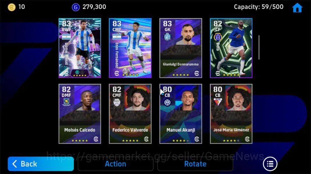eFootball Accounts Legends & Iconic Players Android|ShowTime Lionel Messi,Epic Xavi,Epic P.E. Aubameyang|Manager Damia 6