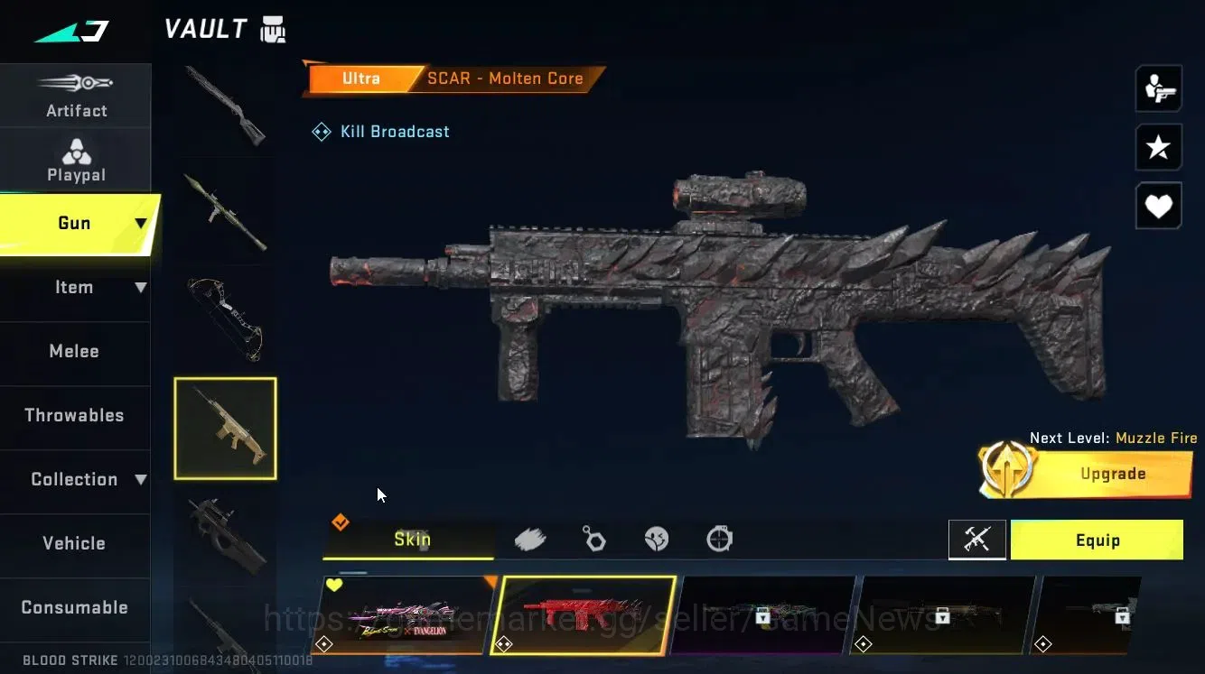 Blood Strike Accounts ASIA|19 ULTRA[ZERO,VAL,BLAST,AK47,SCAR,VECTOR,Etc] image 20
