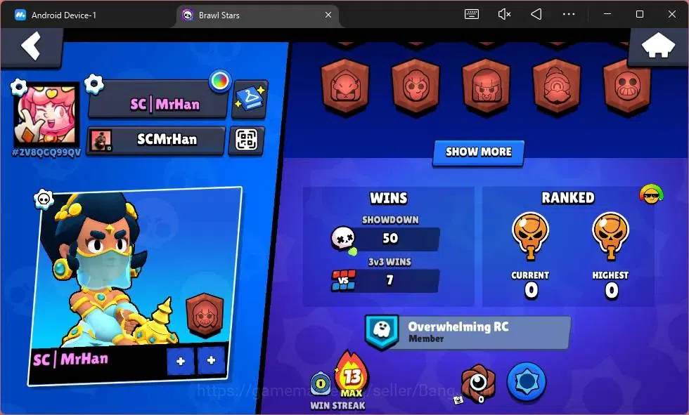 Brawl Stars Accounts Global | 1012 Thropy| 16 Brawler|2 Max Hypercharge image 3