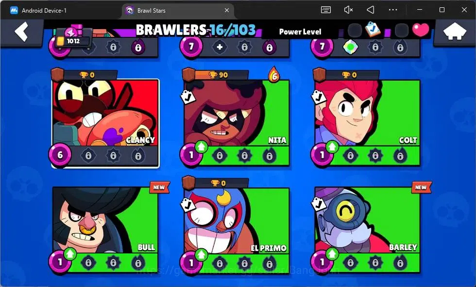 Brawl Stars Accounts Global | 1012 Thropy| 16 Brawler|2 Max Hypercharge image 6