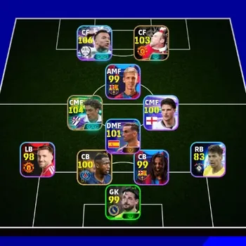 eFootball Accounts Legends & Iconic Players Android|PW 3081|Kyllan Mbappe Show T,Lionel Messi Show T,Rui Costa Epic,Wayne