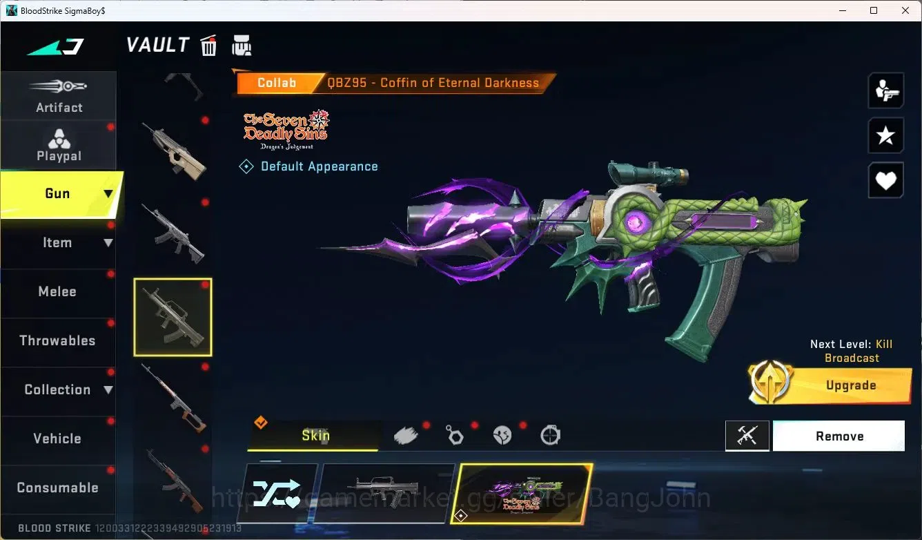 Blood Strike Accounts ASIA | 3 7DS GUN: KAG-6,Kar98k,QBZ95|7DS EMMA|2 Li image 14