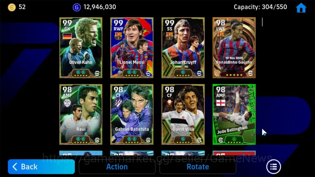 eFootball Accounts Android|BigTime Ronaldinho G,Epic Lionel Messi,Joh image 4
