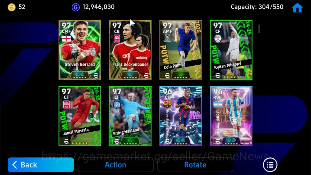 eFootball Accounts Android|BigTime Ronaldinho G,Epic Lionel Messi,Joh image 6