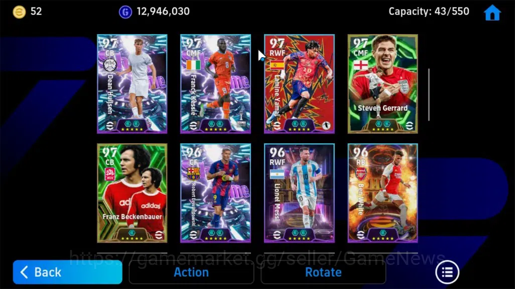 eFootball Accounts Android|BigTime Ronaldinho G,Epic Lionel Messi,Joh image 8