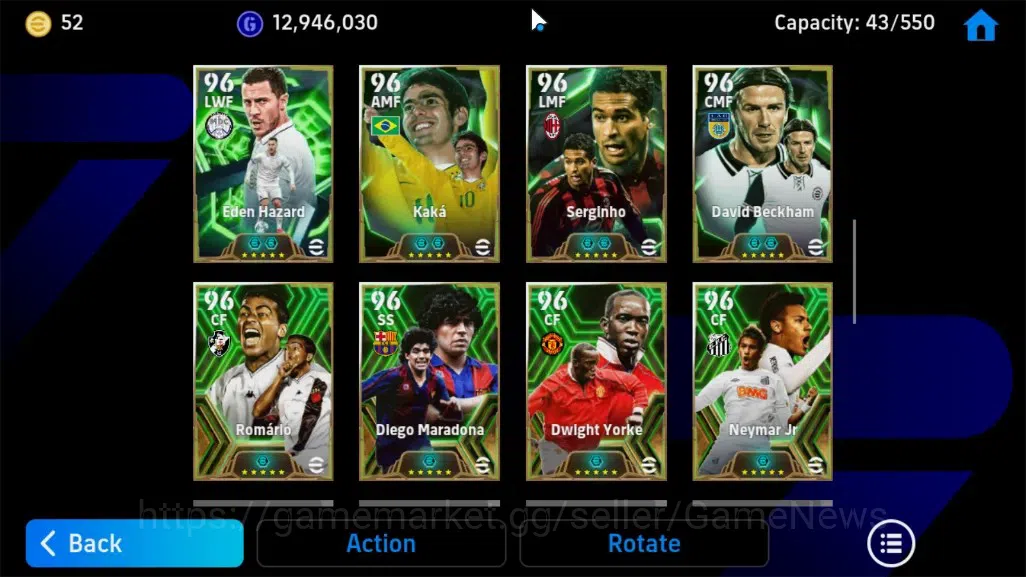 eFootball Accounts Android|BigTime Ronaldinho G,Epic Lionel Messi,Joh image 9