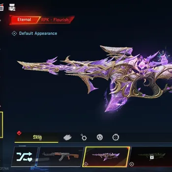 Blood Strike Accounts Rare Skin Asia|Eternal RPK Flourish+ 4 legendary Nova-Vogue,Kala,Magnum,Kar98+ 5 Striker| Rank Bronze