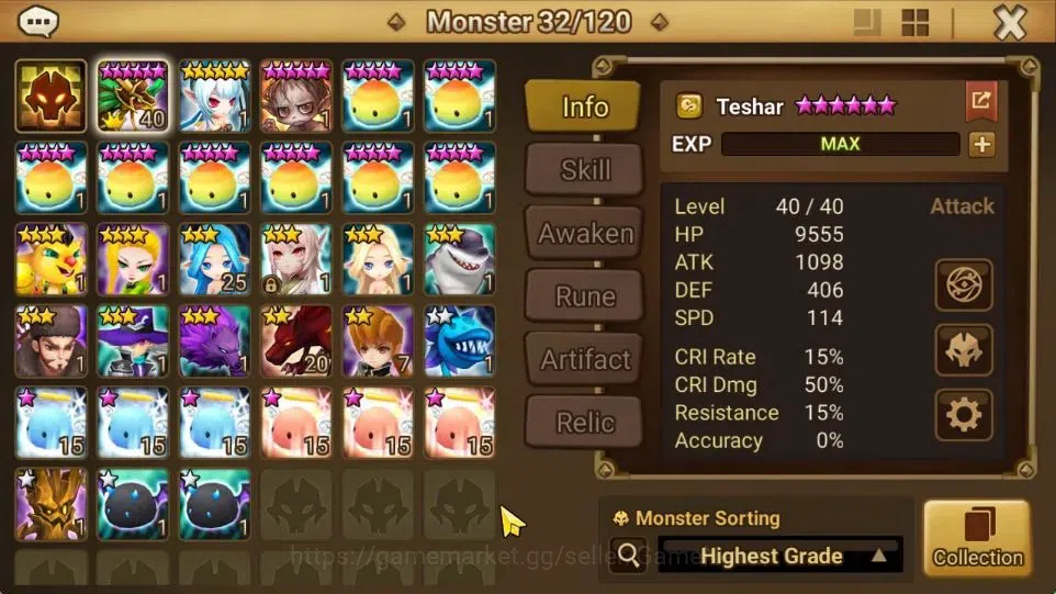 Summoners War: Sky Arena Accounts Starter ASIA|Lv 26|Ready Gacha|97 12 YSC + 160 11 YSC + 3 LAAS + 5 LS + 6 LDS + 121 MS |1 8