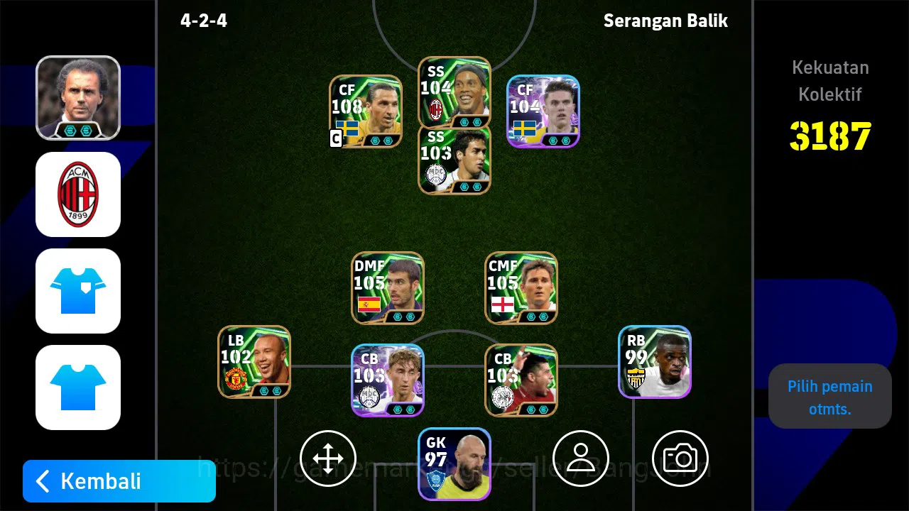eFootball Accounts ANDROID|PW 3187|Epic Ibrahimovic, F Lampard, Ronal image 1