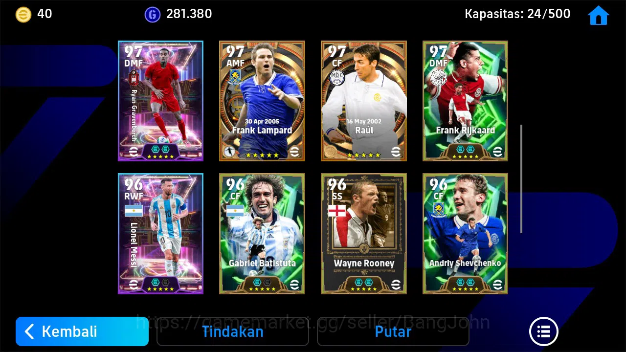 eFootball Accounts ANDROID|PW 3187|Epic Ibrahimovic, F Lampard, Ronal image 4