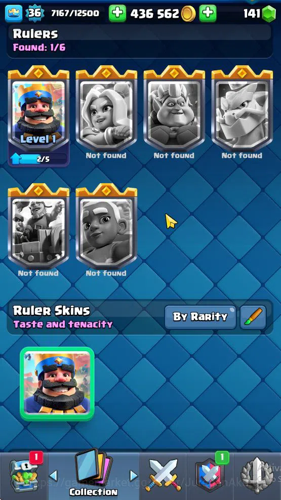 Clash Royale Accounts Midgame Lvl 36|Trophy 7280|KTL 12|Limited Skin|Card 121| 1 Hero 5 EVO 8 Champ 21 Legendary 33 Epic,30 15
