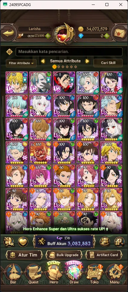The Seven Deadly Sins: Grand Cross Accounts ASIA | 3M CC | 1 LR Elizabeth + 100 Coin LR | 3 UR image 2