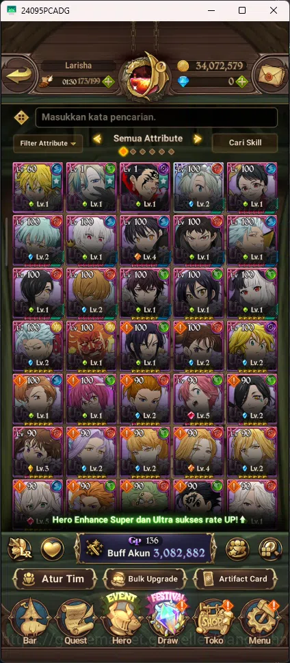 The Seven Deadly Sins: Grand Cross Accounts ASIA | 3M CC | 1 LR Elizabeth + 100 Coin LR | 3 UR image 3