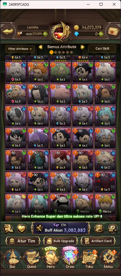 The Seven Deadly Sins: Grand Cross Accounts ASIA | 3M CC | 1 LR Elizabeth + 100 Coin LR | 3 UR image 4