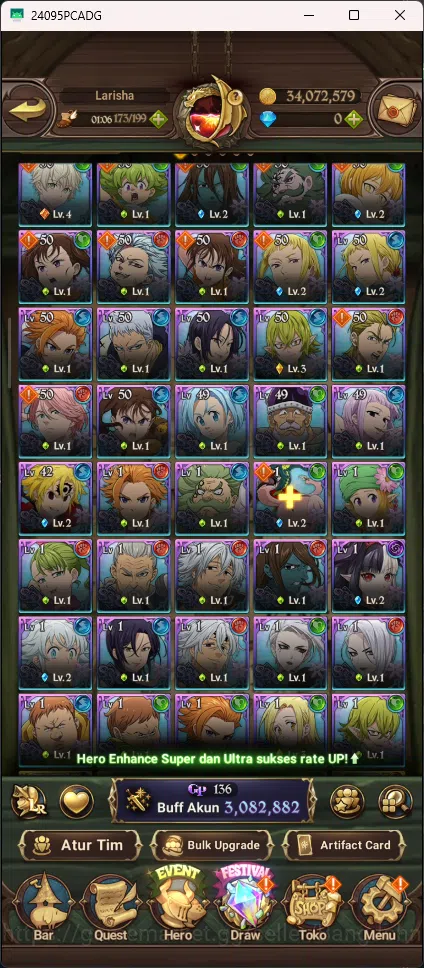 The Seven Deadly Sins: Grand Cross Accounts ASIA | 3M CC | 1 LR Elizabeth + 100 Coin LR | 3 UR image 6