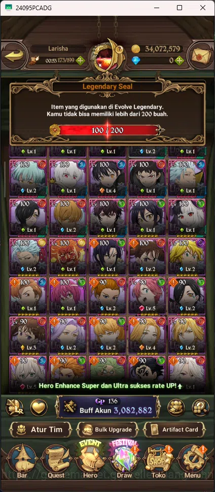 The Seven Deadly Sins: Grand Cross Accounts ASIA | 3M CC | 1 LR Elizabeth + 100 Coin LR | 3 UR image 7