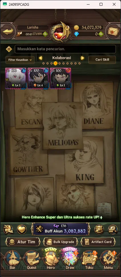 The Seven Deadly Sins: Grand Cross Accounts ASIA | 3M CC | 1 LR Elizabeth + 100 Coin LR | 3 UR image 8