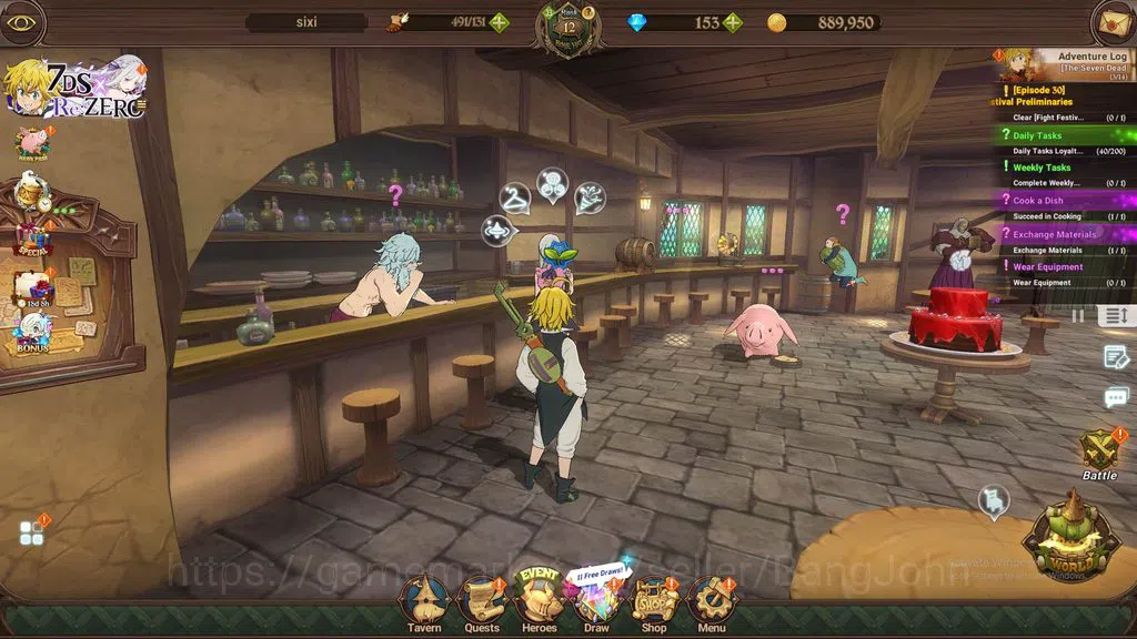 The Seven Deadly Sins: Grand Cross Accounts GLOBAL|Starter|437K CC|Collab Re-zero Rem| 4 UR Me image 1