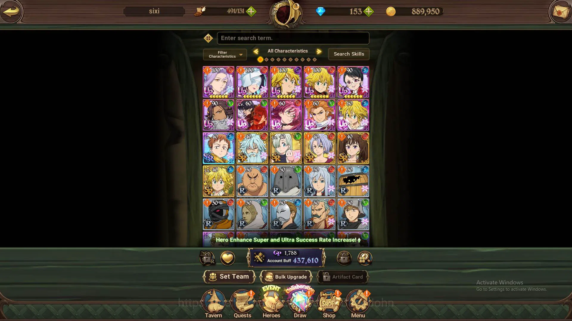 The Seven Deadly Sins: Grand Cross Accounts GLOBAL|Starter|437K CC|Collab Re-zero Rem| 4 UR Me image 10