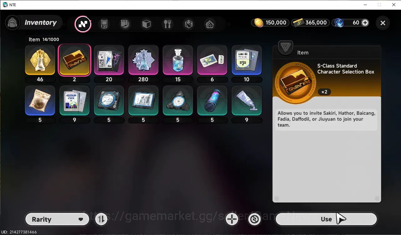 Neverness to Everness Accounts Global SEA|HL 3|1 Limited Shinku|2 Char Selector|Overcast&Underboss Glider|Selector On|Male 10