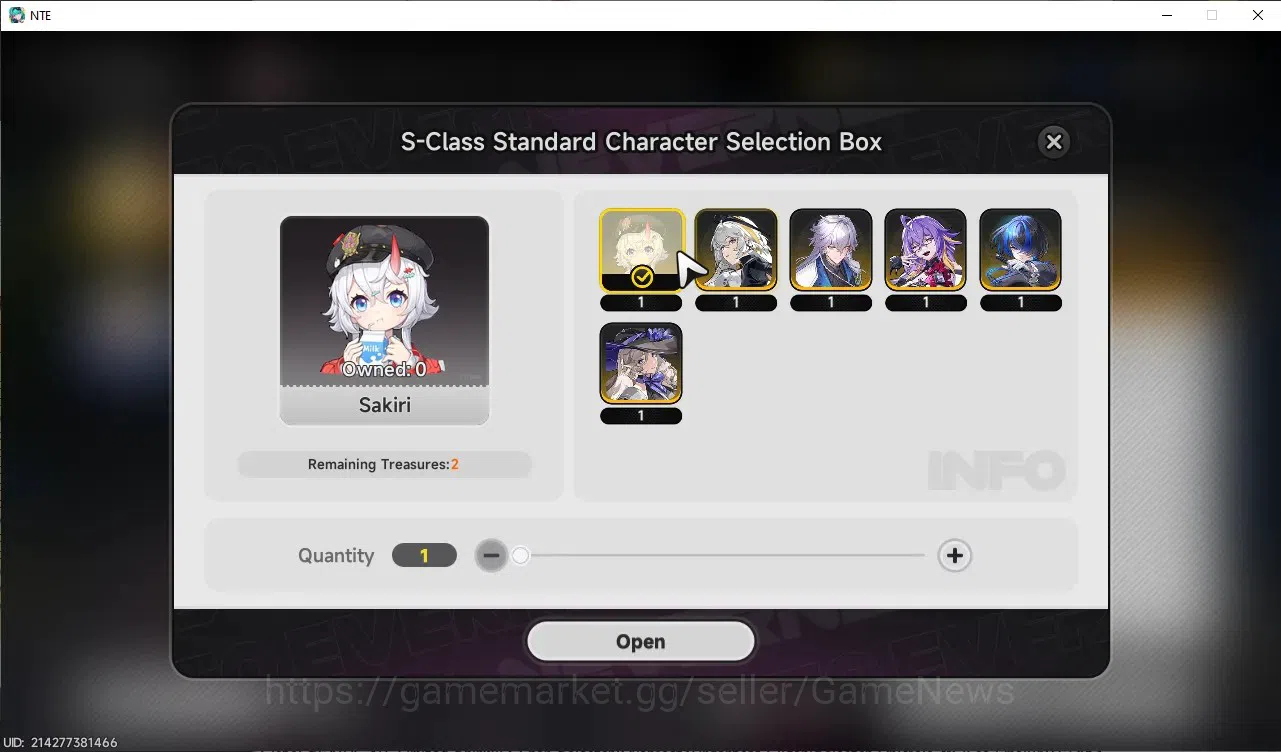 Neverness to Everness Accounts Global SEA|HL 3|1 Limited Shinku|2 Char Selector|Overcast&Underboss Glider|Selector On|Male 11