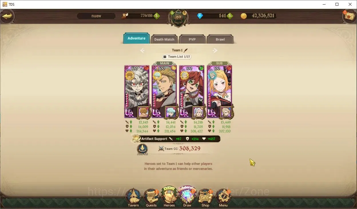 The Seven Deadly Sins: Grand Cross Accounts Others Global|3.1M CC|2LR+4UR Full Collab Gachiakuta+Rezero|MerlinEscanor 7