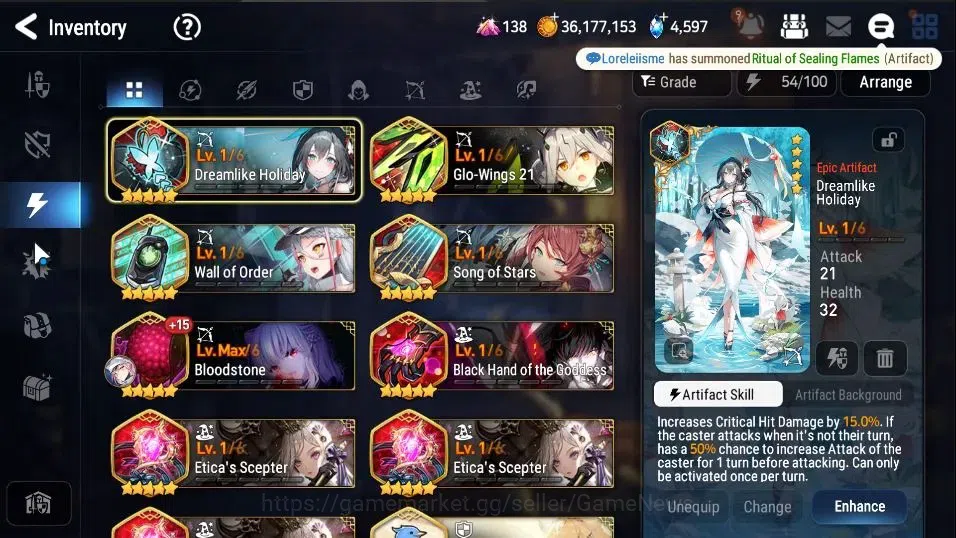 Epic Seven Accounts Global Unverif|NewEra|5 ML(Salome,LOT Scales,NM Lu image 20