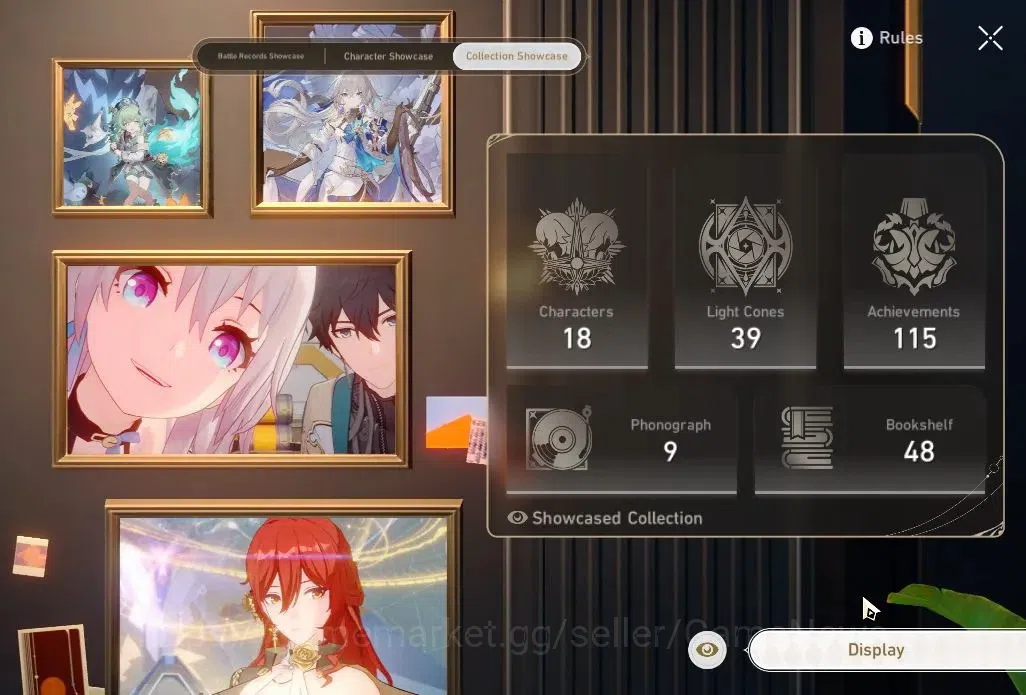Honkai Star Rail Accounts ASIA |TL 29|3 Limited| Sparkle, Evanescia, Huohuo  image 3