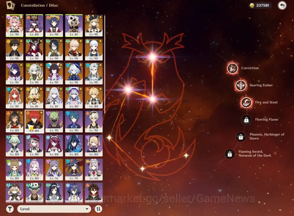 Genshin Impact Accounts ASIA|AR59|PreamTeam Neuvilete,Varesa|15Limit+7(*5W image 5