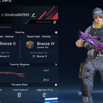 Blood Strike Accounts Others ASIA|1 ETERNAL: M4A1 Blight's Embrace (Lv2)|4 LEGENDARY Guns|Deatil Check SS|LogNetEase(BS632Z)