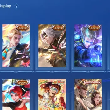 Honor of Kings Accounts Rare Skin Global|113H 166S|4 Legend:Arthur,Yao,Di Renjie,Angela|KIC Luna|Cosmic Dun|3