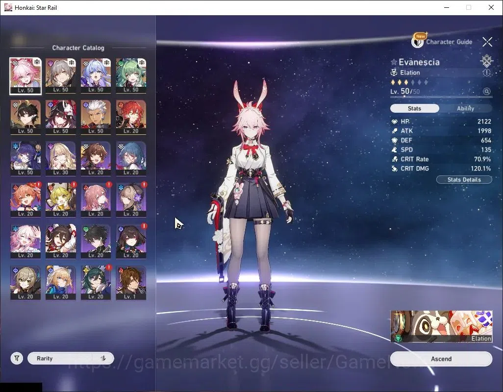 Honkai Star Rail Accounts Asia|TL 36|6 Limited|Evanescia,Robin,Huohuo,Sparkl image 4