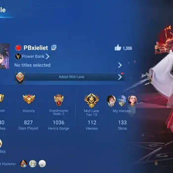 Honor of Kings Accounts Rare Skin Global|112H 133S|4 Blessed:Charlotte,Mai