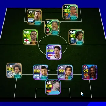 eFootball Accounts Legends & Iconic Players Android|Power 3173|8 Epic Marcelo X Naruto,Samuel Eto'o,Ronaldinho Gaucho,Wayne