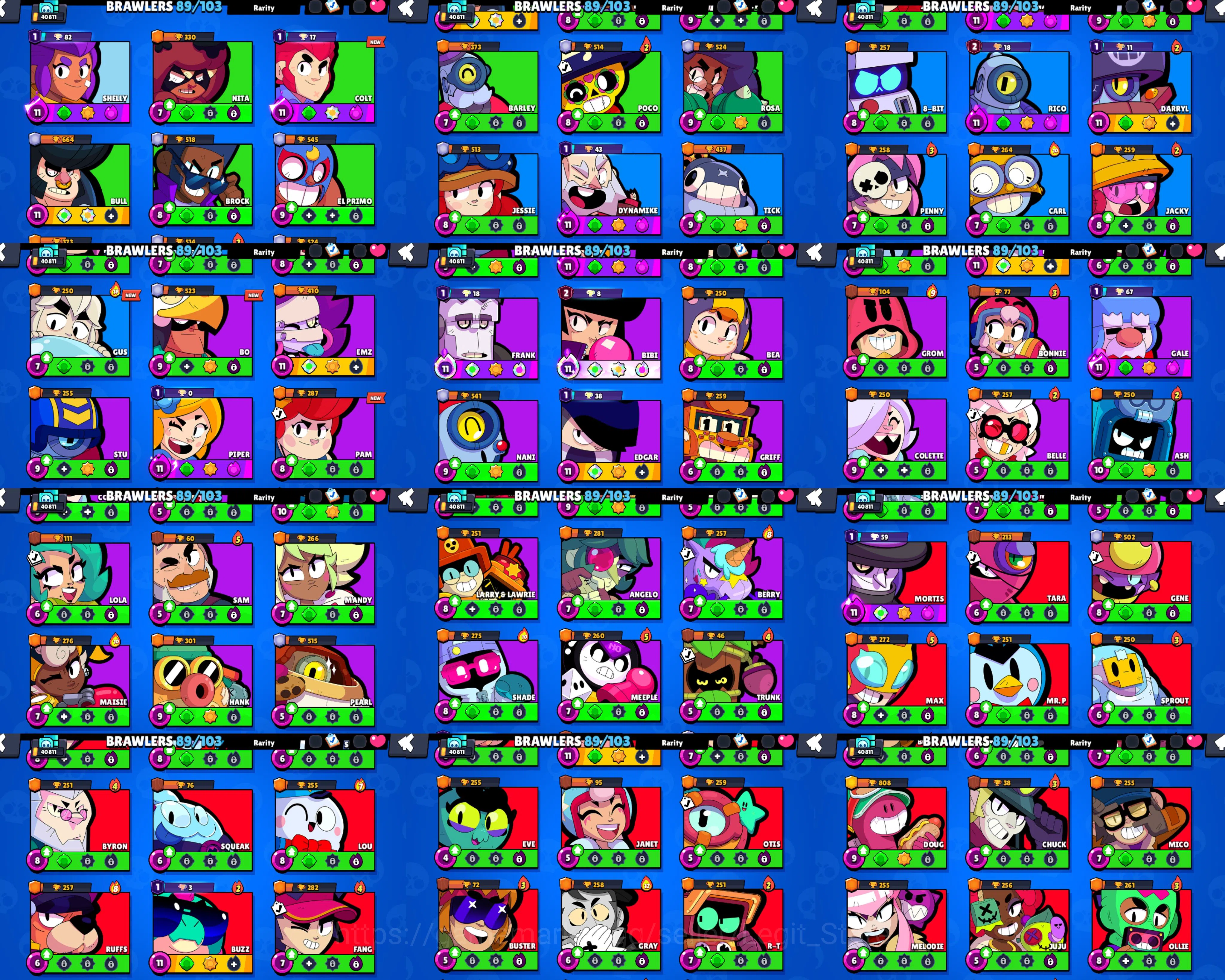 Brawl Stars Accounts 2019 ACC | 40800 TROPHY | 2-2 lvl PRESTIGE | 17 TO image 4