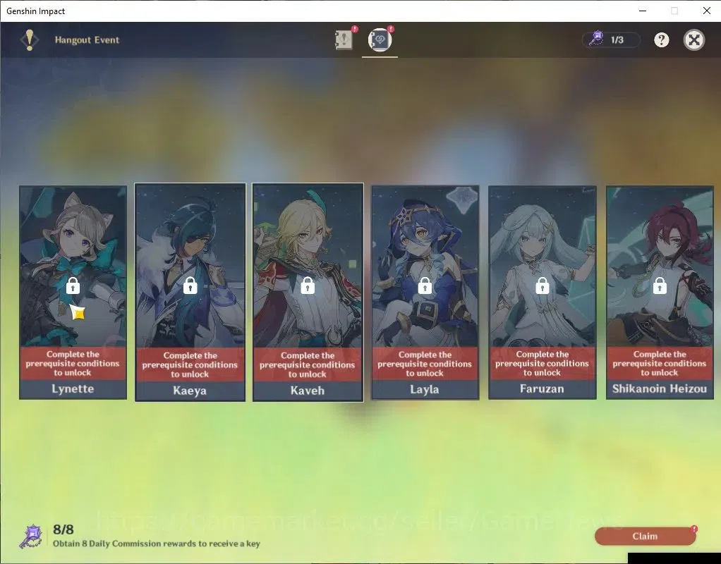 Genshin Impact Accounts ASIA|AR 47|2 Limit+1(*5WeP)|Arlecchino+Sign,Kazuha image 16