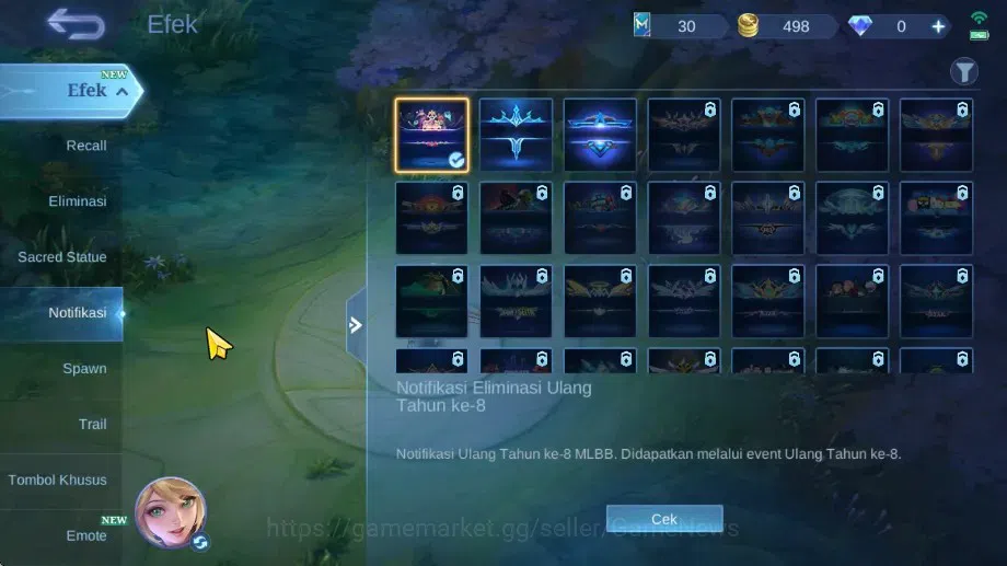 Mobile Legends: Bang Bang Accounts Hero 101|Skin 133|High Glory 51|CC Nata,Lightborn  image 12