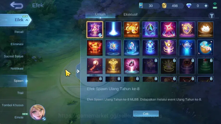 Mobile Legends: Bang Bang Accounts Hero 101|Skin 133|High Glory 51|CC Nata,Lightborn  image 13