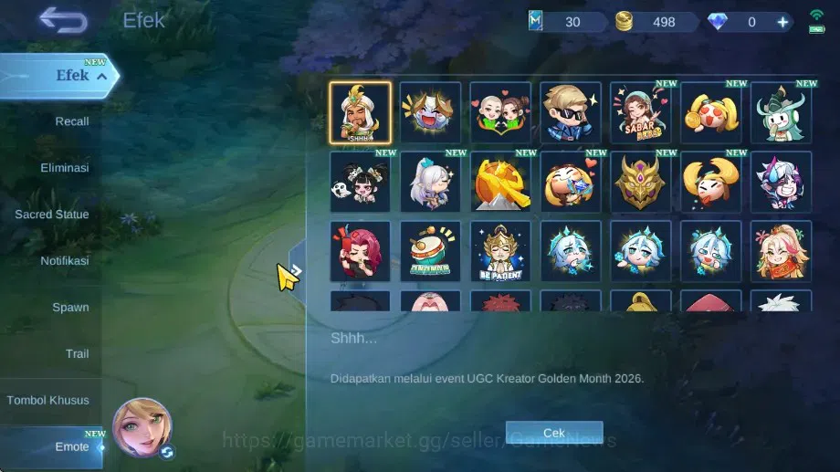 Mobile Legends: Bang Bang Accounts Hero 101|Skin 133|High Glory 51|CC Nata,Lightborn  image 14