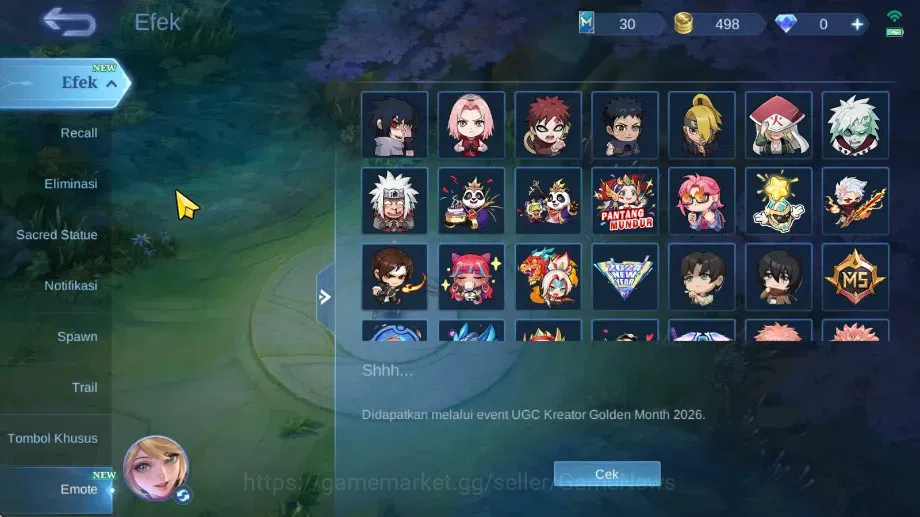 Mobile Legends: Bang Bang Accounts Hero 101|Skin 133|High Glory 51|CC Nata,Lightborn  image 15