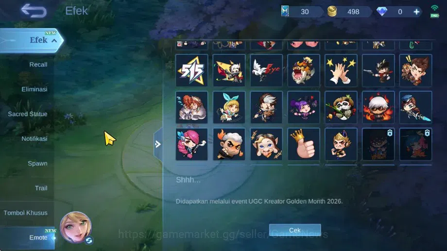 Mobile Legends: Bang Bang Accounts Hero 101|Skin 133|High Glory 51|CC Nata,Lightborn  image 16
