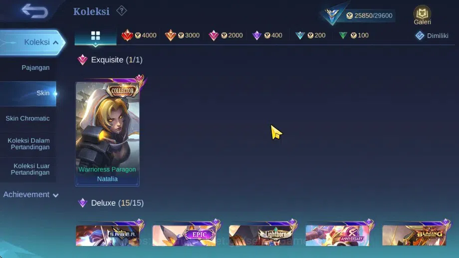 Mobile Legends: Bang Bang Accounts Hero 101|Skin 133|High Glory 51|CC Nata,Lightborn  image 5