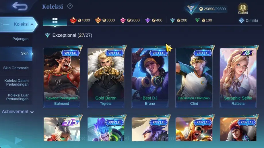 Mobile Legends: Bang Bang Accounts Hero 101|Skin 133|High Glory 51|CC Nata,Lightborn  image 8