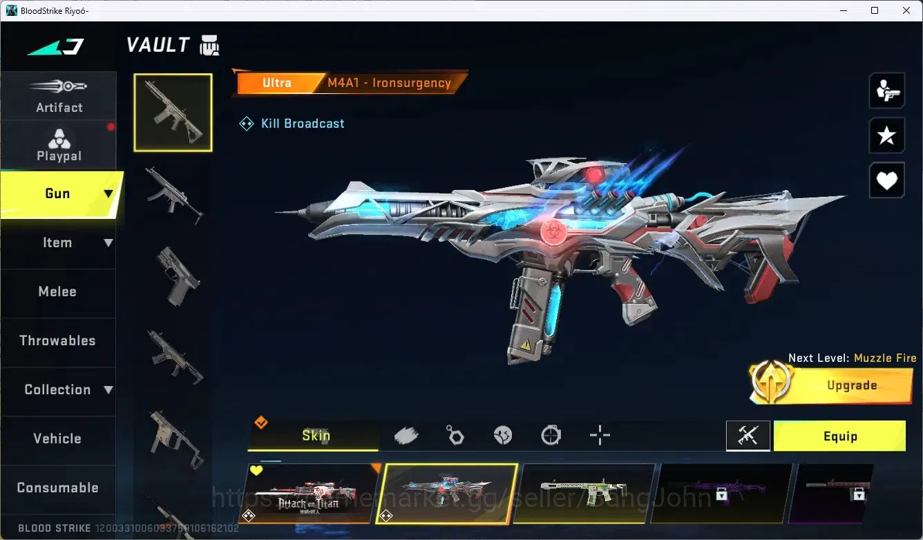 Blood Strike Accounts ASIA | ETERNAL: Desert Eagle | 6 COLLAB (2AOT,2TR, image 3