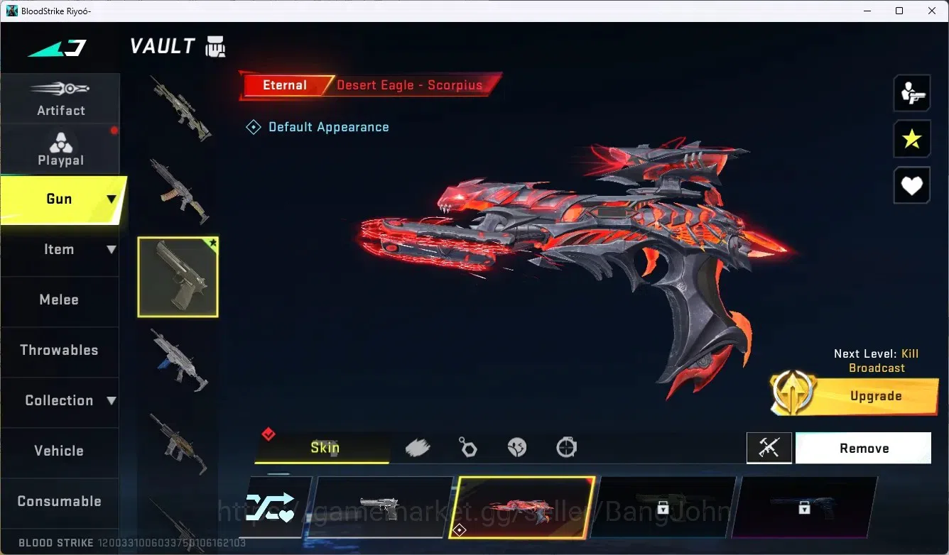 Blood Strike Accounts ASIA | ETERNAL: Desert Eagle | 6 COLLAB (2AOT,2TR, image 5