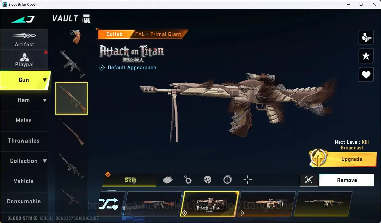 Blood Strike Accounts ASIA | ETERNAL: Desert Eagle | 6 COLLAB (2AOT,2TR, image 9
