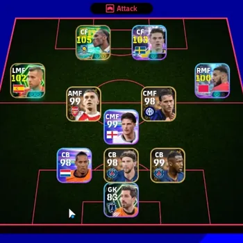 eFootball Accounts High-End Android|Power 2976|Epic Didier Drogba,Jordi Alba|6 Show Time Viktor Gyokeres,Noussair