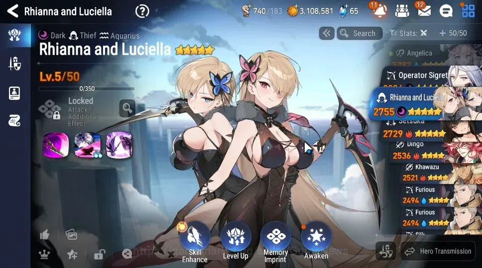 Epic Seven Accounts Global|UnVerif|3 ML(Rhianna&Luciella,Operator Sigr image 19