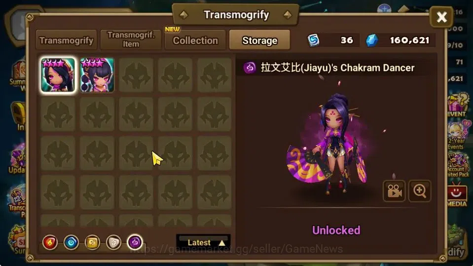 Summoners War: Sky Arena Accounts Mid-Game ASIA Lv 48|1 LD [Lydia]|14 Total NB5[Sonia,Tiana,Teshar,Jeogun,Etc]+32 12